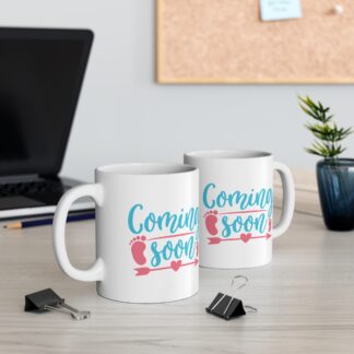 Coming Soon | White Ceramic Mug  11oz