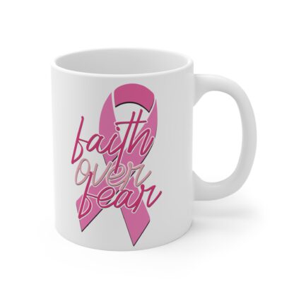 Faith Over Fear Mug - 11oz Inspirational Coffee Cup - Image 4