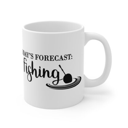 Fishing Mug 11oz - Today's Forecast: Fishing - Perfect Gift for Anglers - Image 4