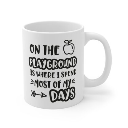 Playground Enthusiast Mug - Fun 11oz Ceramic Cup for Teachers and Kids - Image 4
