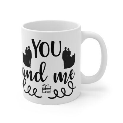 Romantic Couple Mug - "You and Me" - Perfect Gift for Anniversaries and Celebrations - Image 4