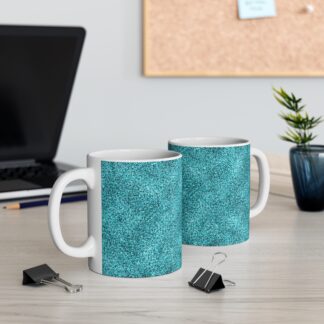 Sparkling Turquoise 11oz Mug – Perfect for Coffee Lovers and Relaxing Moments