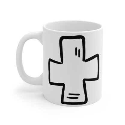 Stylish Minimalist 11oz Coffee Mug - Unique Graphic Design for Everyday Use - Image 3