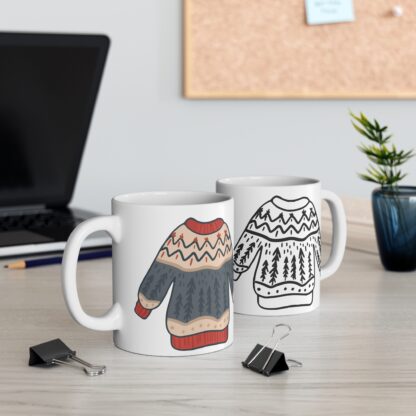 Cozy Sweater Mug 11oz - Ideal Gift for Winter Lovers