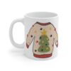 Festive Sweater Mug - 11oz Christmas Coffee Cup with Holiday Design - Image 3