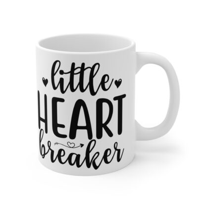 Cute Little Heartbreaker Mug for Kids, Valentine’s Day Gift, Sweetheart Gift, Coffee Tea Mug, Fun Cup for Little Ones - Image 4