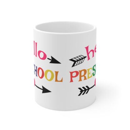 Hello Preschool Mug - Colorful 11oz Coffee Cup for Teachers & Kids - Image 2