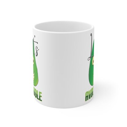 Let's Avocuddle Mug - Fun 11oz Avocado Coffee Cup for Friends and Couples - Image 2