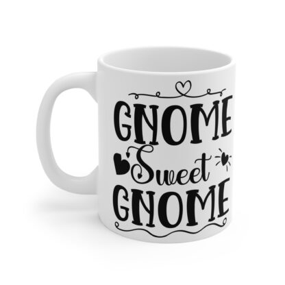 Whimsical Gnome Mug | Gnome Sweet Gnome Coffee Cup for Garden Lovers, Gift for Friends, Home Decor, Birthday, Housewarming - Image 3
