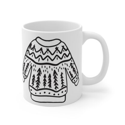 Cozy Sweater Mug 11oz - Ideal Gift for Winter Lovers - Image 4