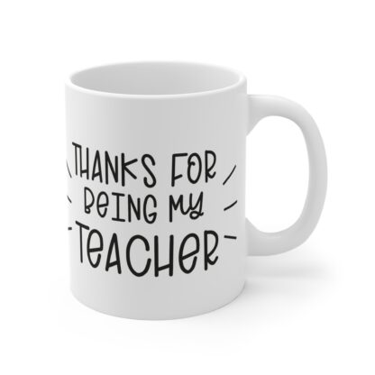 Thank You Teacher Mug - 11oz Coffee Cup for Educators - Image 4