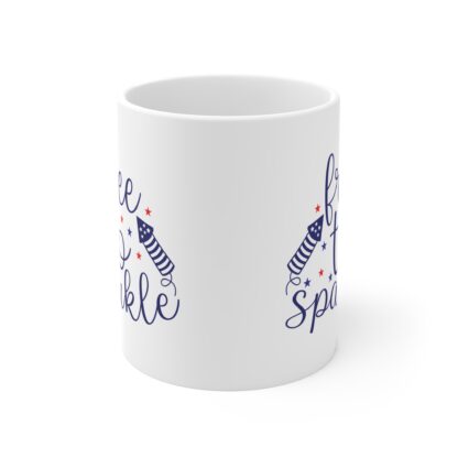 Patriotic Sparkle Mug - 11oz Freedom Design for Celebrations - Image 2