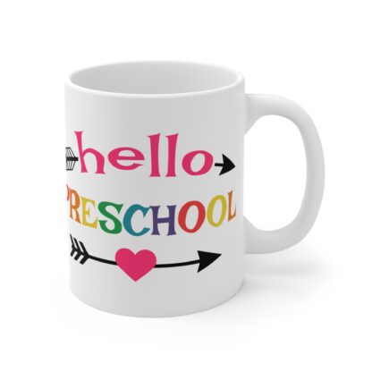 Hello Preschool Mug - Colorful 11oz Coffee Cup for Teachers & Kids - Image 4