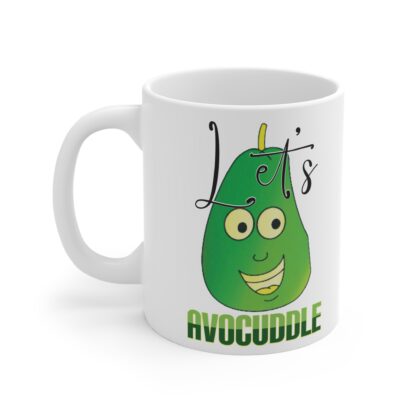 Let's Avocuddle Mug - Fun 11oz Avocado Coffee Cup for Friends and Couples - Image 3