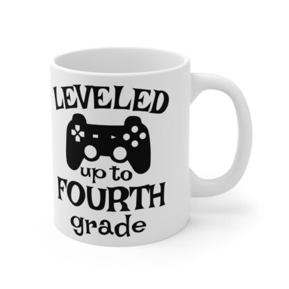 Gamers' Achievement Mug - Perfect for Celebrating Kids in Fourth Grade, Graduation Gift, Video Game Lover's Gift, Back to School Mug, [...] - Image 4