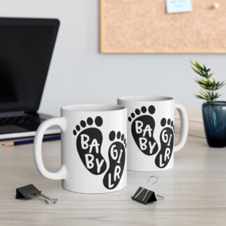 Baby Girl Feet | White Ceramic Mug 11oz