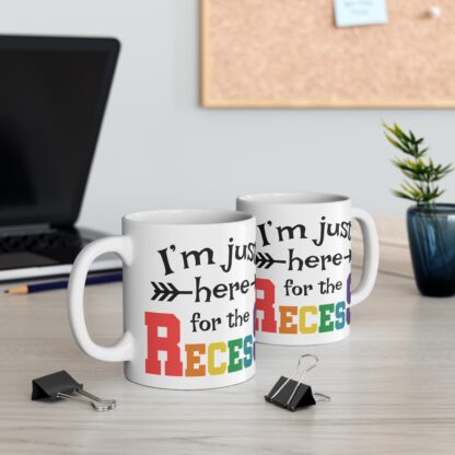Colorful Recess Themed Coffee Mug - 11oz for Teachers & Students