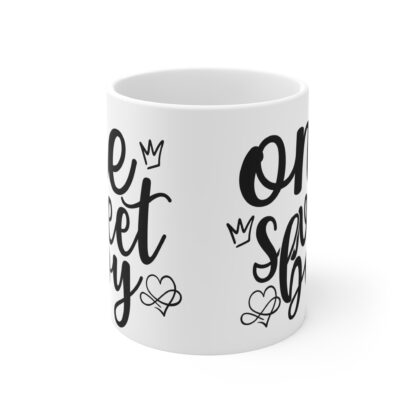 One Sweet Boy Mug - 11oz Coffee Cup for New Parents - Image 2