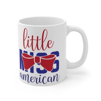 Little Miss American Mug - 11oz Colorful Coffee Cup for Kids - Image 4