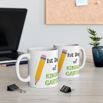 First Day of Kindergarten Mug - 11oz Coffee Cup for Teachers & Kids