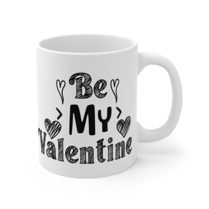 Valentine's Day Mug, Be My Valentine Coffee Cup, Cute Gift for Loved Ones, Romantic Drinkware, Valentine Gift Idea - Image 4