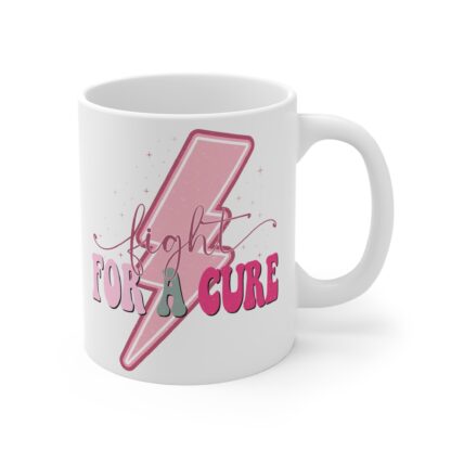 Fight for a Cure Inspirational Mug - 11oz Coffee Cup for Cancer Awareness - Image 4