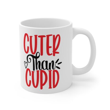 Cuter Than Cupid Mug - 11oz Coffee Cup for Valentine's Day Lovers - Image 4