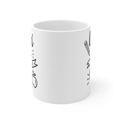 Cute Teacher Mug - 'Livin' That Teacher Life' 11oz Coffee Cup - Image 2