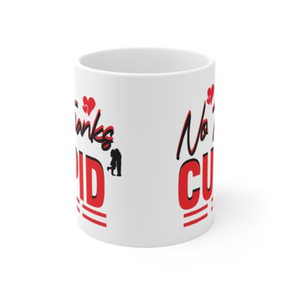 Humorous Anti-Valentine's Day Mug - "No Thanks, Cupid" - Image 2