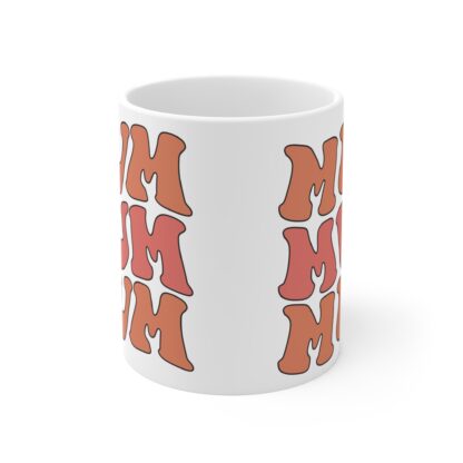 Retro 'MUM' 11oz Coffee Mug - Perfect Gift for Mother's Day - Image 2