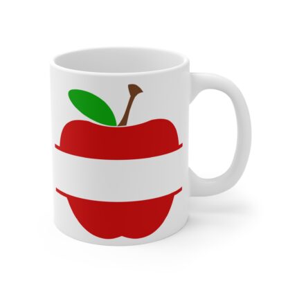 Personalized Apple Mug 11oz - Image 4