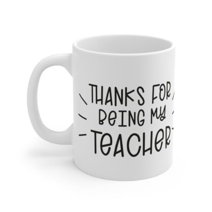 Thank You Teacher Mug - 11oz Coffee Cup for Educators - Image 3