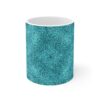 Sparkling Turquoise 11oz Mug – Perfect for Coffee Lovers and Relaxing Moments - Image 2