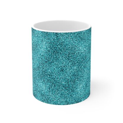 Sparkling Turquoise 11oz Mug – Perfect for Coffee Lovers and Relaxing Moments - Image 2