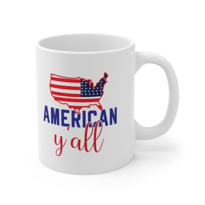 Patriotic 11oz Mug - American y'all Design - Image 4