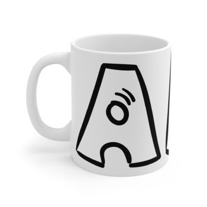 A-B-C White Ceramic Mug 11oz - Image 3