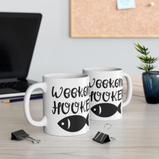 Funny Weekend Hooker Fishing Mug - Perfect Gift for Anglers