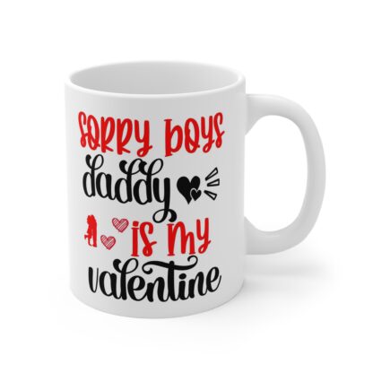Valentine's Mug for Dads, Funny Coffee Cup, Gift for Father's Day, Cute Parent Mug, Love Quotes Drinkware - Image 4