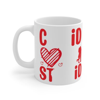 Romantic Love Mug - 11oz Coffee Cup with Heart Design - Image 3