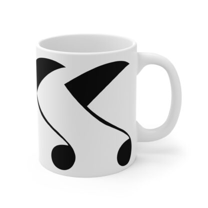Stylish Music Notes Mug - 11oz Coffee Cup for Music Lovers - Image 4