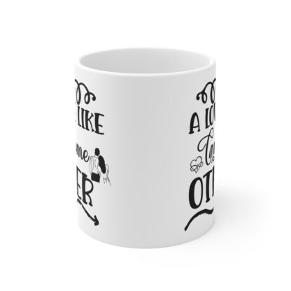 Romantic Gnome Love Mug - 11oz Coffee Cup for Couples - Image 2