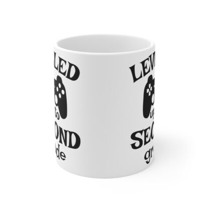 Funny Gamer Mug - Leveled Up to Second Grade - Perfect Gift for Kids & Gamers - Image 2