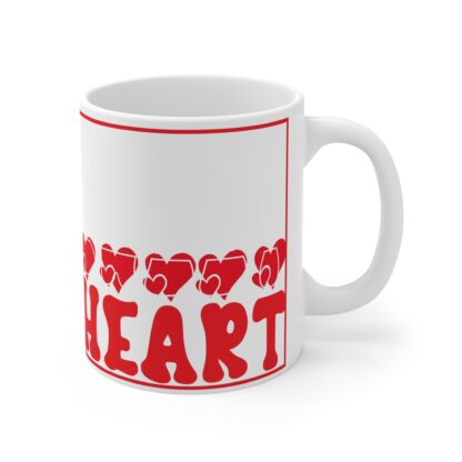 Valentine's Day Love Heart Mug - 11oz Coffee Cup - Image 4