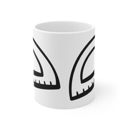 Protrator White Ceramic Mug 11oz - Image 2