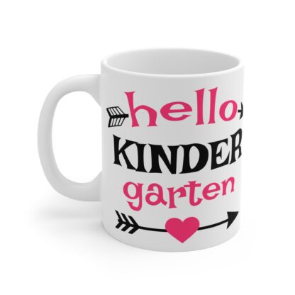 Hello Kindergarten Mug - Fun Teacher Gift, Back to School Coffee Cup - Image 3