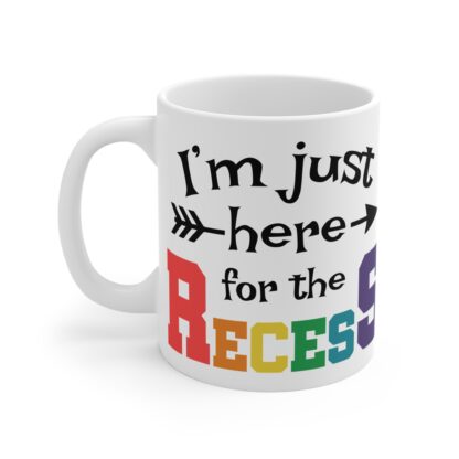 Colorful Recess Themed Coffee Mug - 11oz for Teachers & Students - Image 3