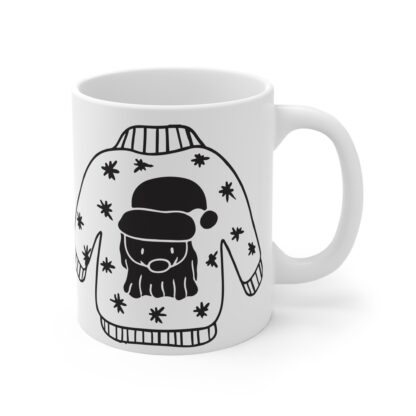 Cute Christmas Sweater Mug - 11oz Holiday Coffee Cup - Image 4