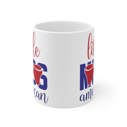 Little Miss American Mug - 11oz Colorful Coffee Cup for Kids - Image 2