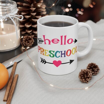 Hello Preschool Mug - Colorful 11oz Coffee Cup for Teachers & Kids - Image 5
