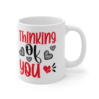 Thinking of You Heart Mug - 11oz Love Gift for Friends & Family - Image 4